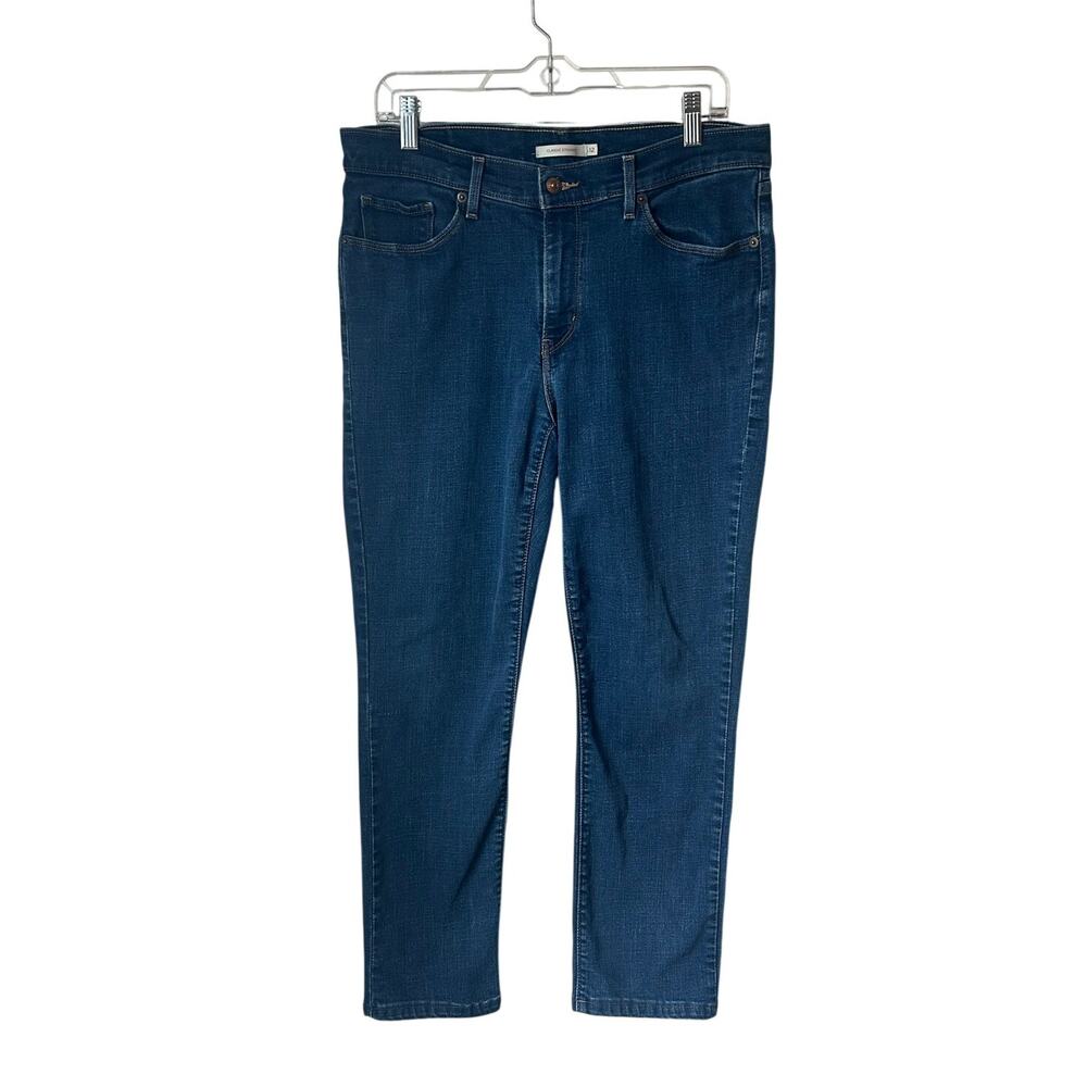Levi's Dark Wash Classic Straight Jeans - Size 12